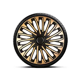 Тасове за джанти 16" MEGA DRIVE YELLOW-BLACK CU INEL NEGRU SOHO