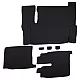 ECOLOGICAL LEATHER CAR MATS TRUCK UMBRELLA за MAN TGX EURO 6 ECOLOGICAL LEATHER BLACK Кожени стелки за камион MAN TGX EURO 6 ECOLOGICAL черен цвят