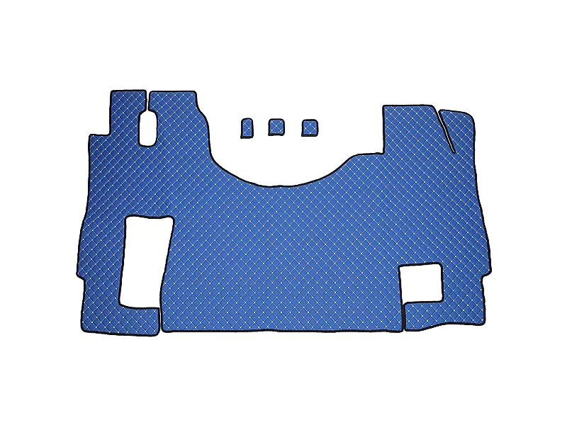 ECOLOGICAL LEATHER CAR MATS TRUCK UMBRELLA за MERCEDES ACTROS EURO 5 1844 MP2 MP3 MP4 ECOLOGICAL LEATHER BLUE Кожени стелки за камион MERCEDES ACTROS EURO 5 1844 MP2 MP3 MP4 ECOLOGICAL Син цвят