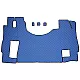 ECOLOGICAL LEATHER CAR MATS TRUCK UMBRELLA за MERCEDES ACTROS EURO 5 1844 MP2 MP3 MP4 ECOLOGICAL LEATHER BLUE Кожени стелки за камион MERCEDES ACTROS EURO 5 1844 MP2 MP3 MP4 ECOLOGICAL Син цвят
