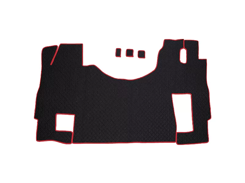 ECOLOGICAL LEATHER CAR MATS TRUCK UMBRELLA за MERCEDES ACTROS EURO 5 1844 MP2 MP3 MP4 ECOLOGICAL LEATHER BLUE - 3 Кожени стелки за камион MERCEDES ACTROS EURO 5 1844 MP2 MP3 MP4 ECOLOGICAL Син цвят - 3