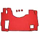 ECOLOGICAL LEATHER CAR MATS TRUCK UMBRELLA за MERCEDES ACTROS EURO 5 1844 MP2 MP3 MP4 ECOLOGICAL LEATHER RED Кожени стелки за камион MERCEDES ACTROS EURO 5 1844 MP2 MP3 MP4 ECOLOGICAL Червен цвят