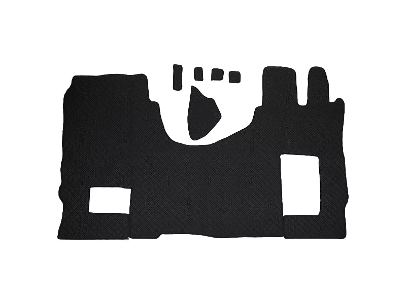 ECOLOGICAL LEATHER CAR MATS TRUCK UMBRELLA за MERCEDES MP5 MP6 EURO 6 ECOLOGICAL LEATHER BLUE - 3 Кожени стелки за камион MERCEDES MP5 MP6 EURO 6 ECOLOGICAL Син цвят - 3