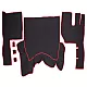 ECOLOGICAL LEATHER CAR MATS TRUCK UMBRELLA за VOLVO EURO 5 ECOLOGICAL LEATHER BLACK Кожени стелки за камион VOLVO EURO 5 ECOLOGICAL Черен цвят