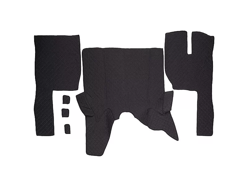 ECOLOGICAL LEATHER CAR MATS TRUCK UMBRELLA за VOLVO FH EURO 6 ECOLOGICAL LEATHER BLUE Кожени стелки за камион VOLVO FH EURO 6 ECOLOGICAL Син цвят