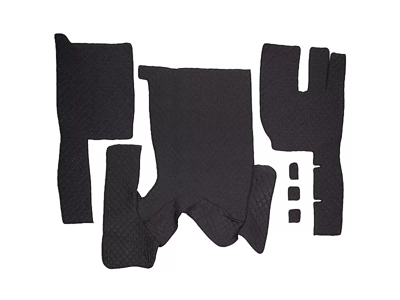 ECOLOGICAL LEATHER CAR MATS TRUCK UMBRELLA за VOLVO FH12 ECOLOGICAL LEATHER BLUE TYPE 1 - 2 Кожени стелки за камион VOLVO FH12 ECOLOGICAL Син цвят TYPE 1 - 2