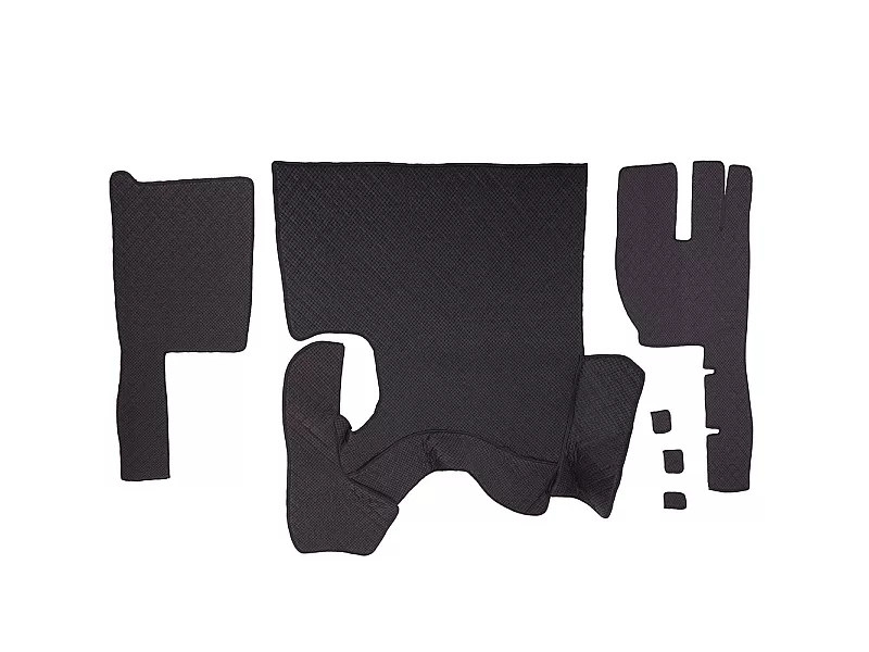 ECOLOGICAL LEATHER CAR MATS TRUCK UMBRELLA за VOLVO FH13 ECOLOGICAL LEATHER BLUE TYPE 2 - 2 Кожени стелки за камион VOLVO FH13 ECOLOGICAL Син цвят TYPE 2 - 2