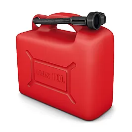 Туба за гориво пластмасова 10L HICO KAN002