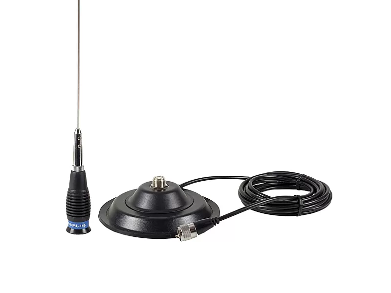 Антена CB PNI ML145 дължина 145 см, 26 - 28 Mhz, 400W с магнит PNI 145 / PL - 5 Антена CB PNI ML145 дължина 145 см, 26 - 28 Mhz, 400W с магнит PNI 145 / PL - 5