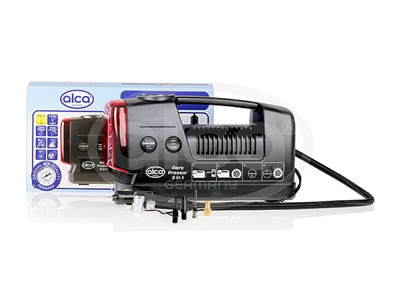 Компресор за гуми ALCA 3 в 1 Nonstop AeroPressor 12V Компресор за гуми ALCA 3 в 1 Nonstop AeroPressor 12V