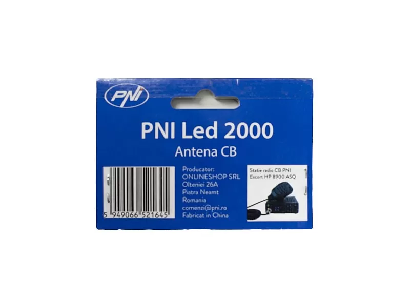 Антена CB PNI led 2000, Дължина 90 см, 26-28 MHz с магнит - 9 Антена CB PNI led 2000, Дължина 90 см, 26-28 MHz с магнит - 9