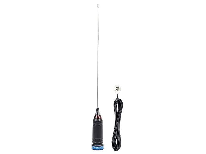 Антена CB PNI ML50, Дължина 48 см, 26-28MHz, 600W със свързващ кабел RG58 3,5 м, Без конектор PL259 - 2 Антена CB PNI ML50, Дължина 48 см, 26-28MHz, 600W със свързващ кабел RG58 3,5 м, Без конектор PL259 - 2