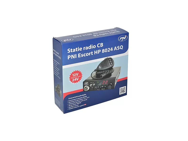 Радиостанция CB PNI Escort HP 8024 ASQ, Регулируема мощност 12V-24V - 2 Радиостанция CB PNI Escort HP 8024 ASQ, Регулируема мощност 12V-24V - 2