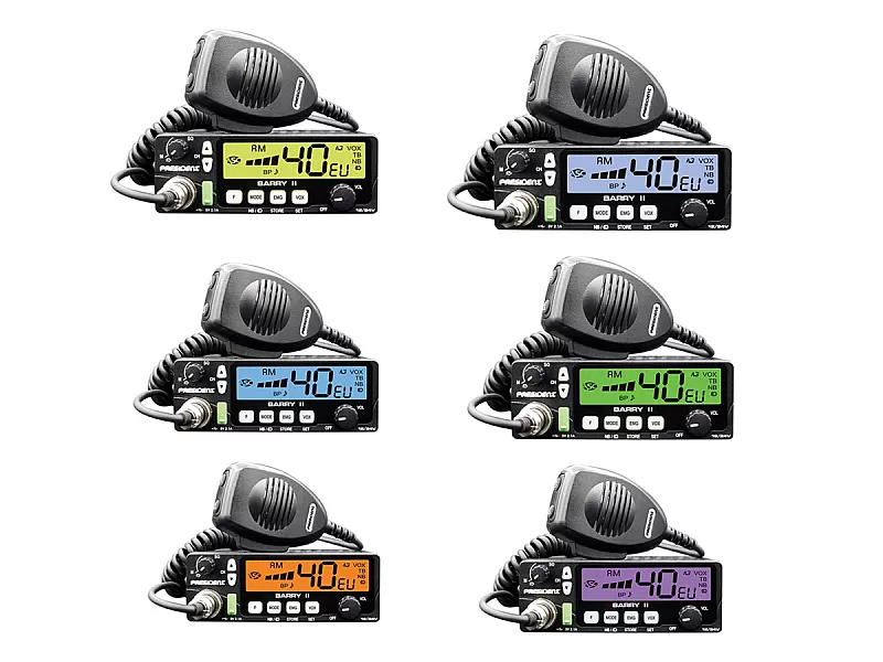 Радиостанция за камион PRESIDENT CB RADIO BARRY II ASC, 12/24V Радиостанция за камион PRESIDENT CB RADIO BARRY II ASC, 12/24V