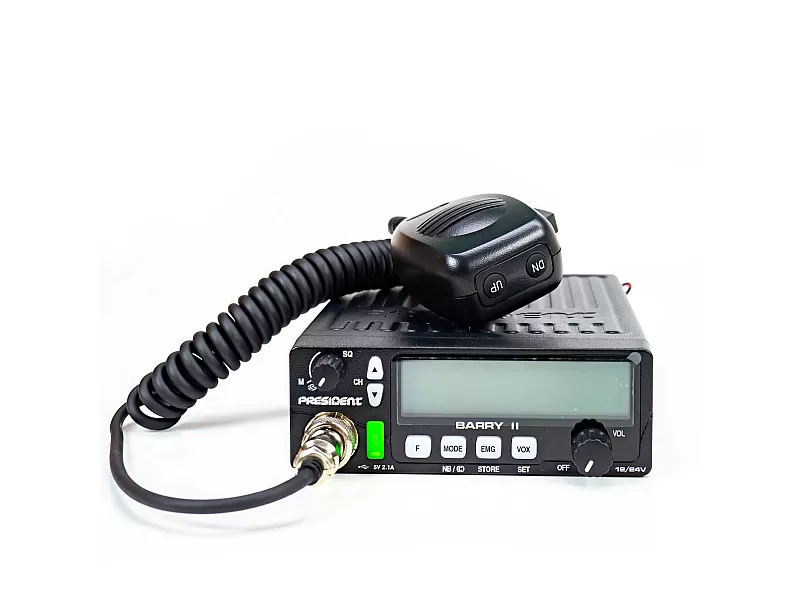 Радиостанция за камион PRESIDENT CB RADIO BARRY II ASC, 12/24V - 3 Радиостанция за камион PRESIDENT CB RADIO BARRY II ASC, 12/24V - 3