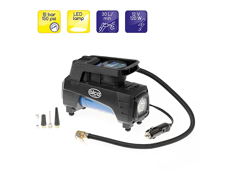 Компресор за гуми ALCA DIGITAL COMPRESSOR 12V 30L Компресор за гуми ALCA DIGITAL COMPRESSOR 12V 30L