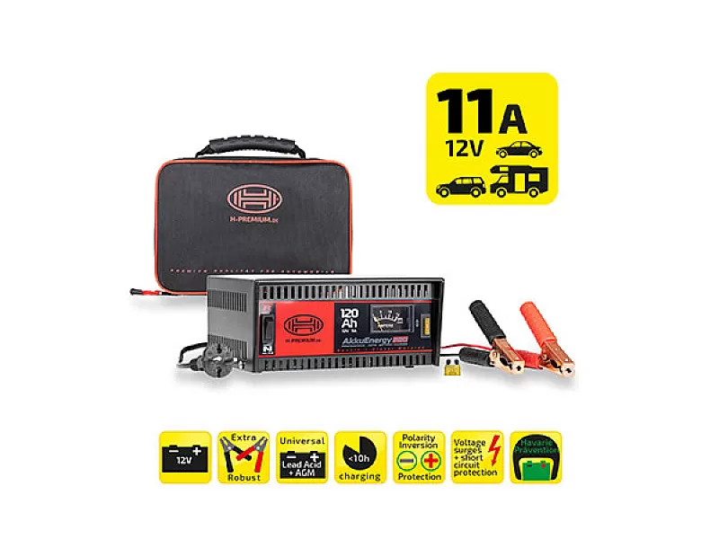 Зарядно за акумулатори HEYNER PREMIUM AKKUENERGY PRO 11A 12V 931100 Зарядно за акумулатори HEYNER PREMIUM AKKUENERGY PRO 11A 12V