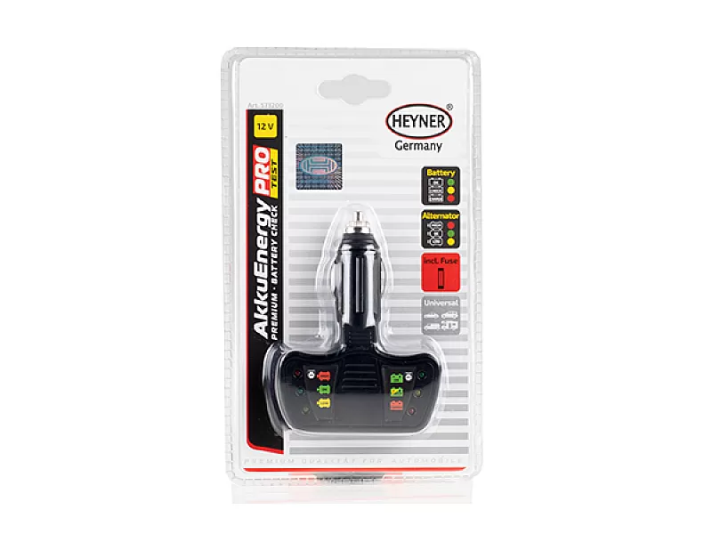 Тестер за акумулатори HEYNER AKKU ENERGY TEST 12V - 5 Тестер за акумулатори HEYNER AKKU ENERGY TEST 12V - 5