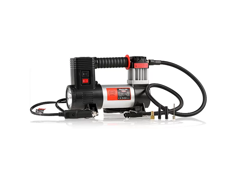 Компресор за гуми HEYNER BIG AIR 40L 12V с LED лампа - 4 Компресор за гуми HEYNER BIG AIR 40L 12V с LED лампа - 4
