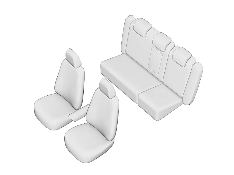 Калъфи за седалки за VOLKSWAGEN PASSAT B6 VARIANT 2005–2010 - 3