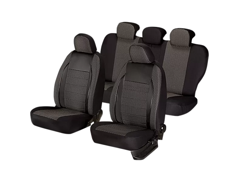 Универсални калъфи за седалки  ELEGANCE BLACK - 7