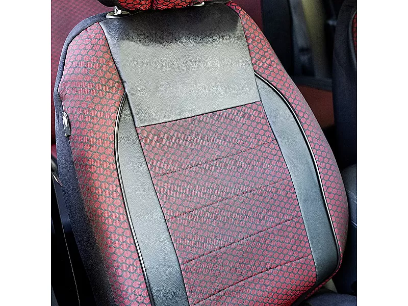 Универсални калъфи за седалки  ELEGANCE RED - 7