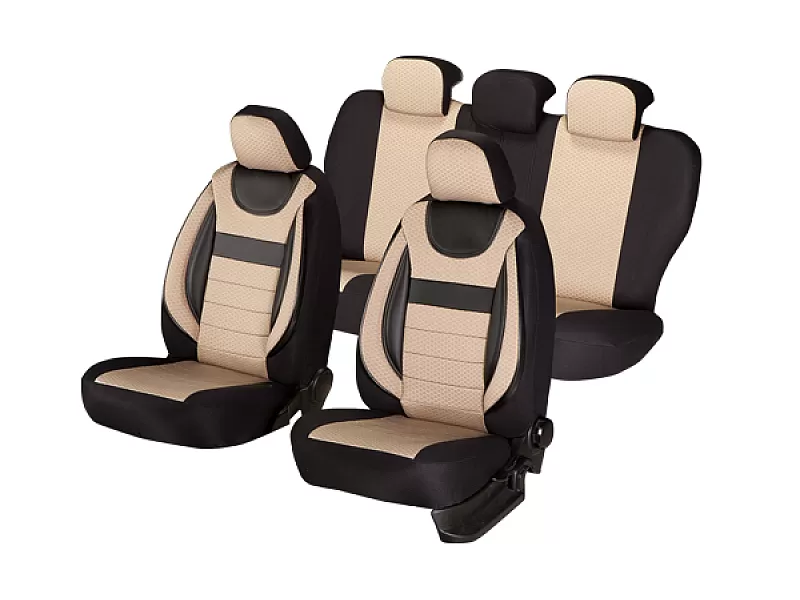Универсални калъфи за седалки  LUXURY BEIGE - 4