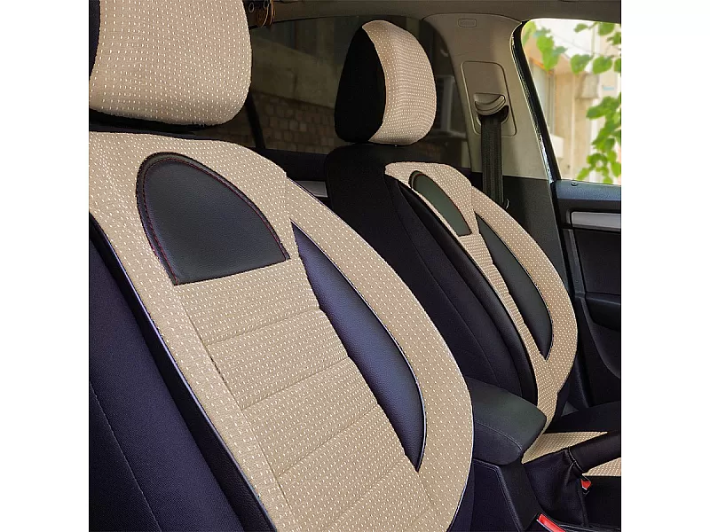 Универсални калъфи за седалки  RACING BEIGE - 2