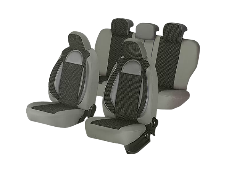 Универсални калъфи за седалки  RACING GRAY - 2