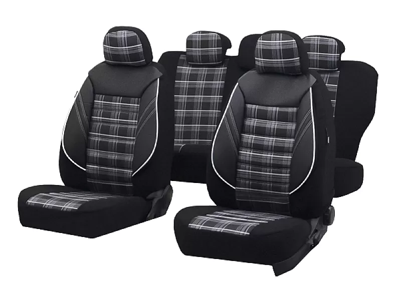 Калъфи за седалки за SPORT BLACK-GREY - 4