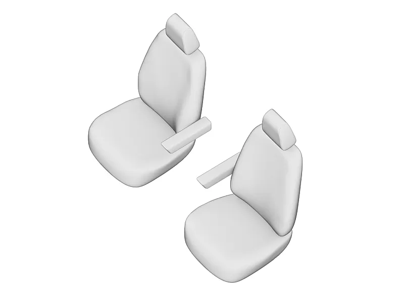 Калъфи за седалки за  V.W. CADDY (1+1) 2020- - 6