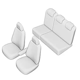 Калъфи за седалки за DACIA LODGY 5 седалки 2012