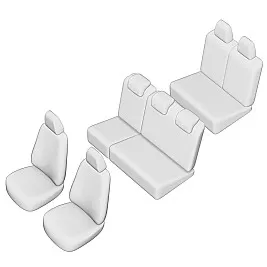 Калъфи за седалки за DACIA LOGAN MCV 7 седалки 2006