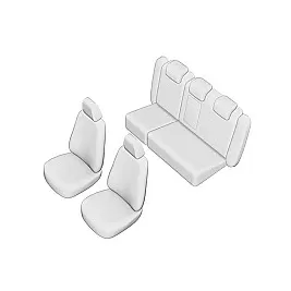 Калъфи за седалки за PEUGEOT 3008 2009-2016