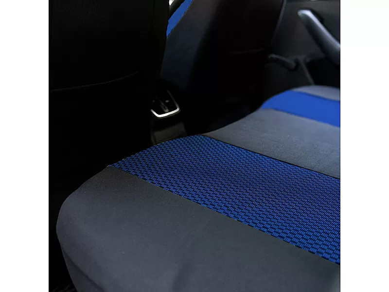 Калъфи за седалки CITY BLUE BLACK 06260 - 2 Калъфи за седалки CITY BLUE BLACK - 2