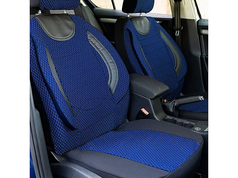 Калъфи за седалки CITY BLUE BLACK 06260 - 4 Калъфи за седалки CITY BLUE BLACK - 4
