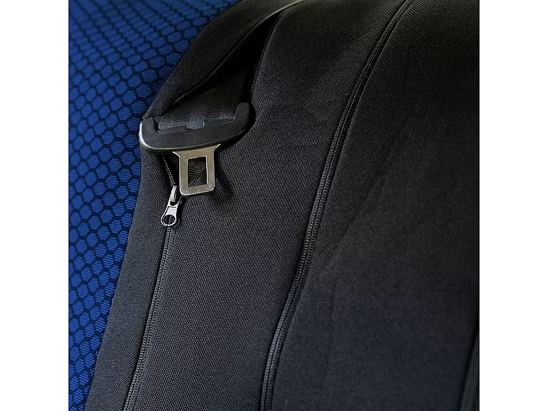 Калъфи за седалки CITY BLUE BLACK 06260 - 5 Калъфи за седалки CITY BLUE BLACK - 5