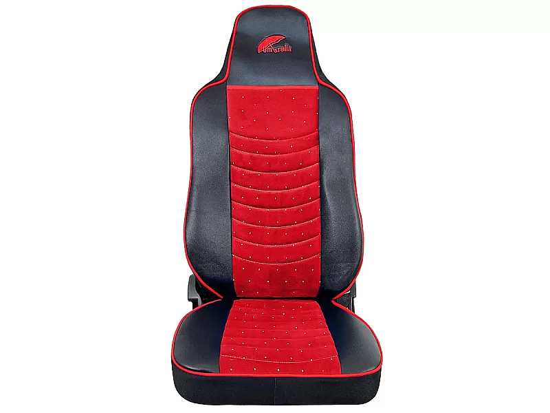 Калъфи за седалки MAN TGX EURO 6 Еко кожа ROSU - 3