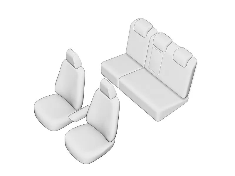Калъфи за седалки за VW TIGUAN 2008-2011 - 3