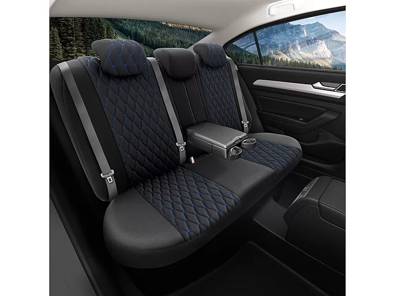 Универсални калъфи за седалки BRONCO BLUE - 3