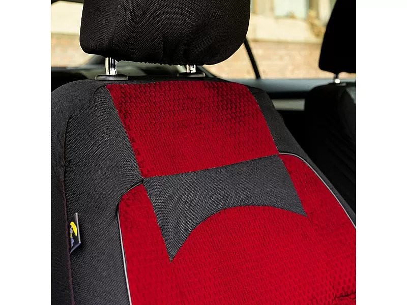 Универсални калъфи за седалки COMFORT RED - 6