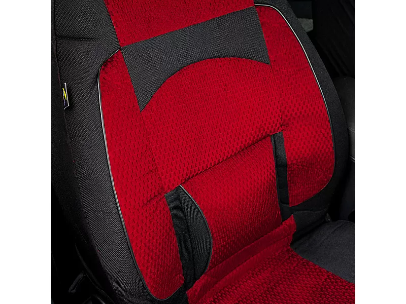 Универсални калъфи за седалки COMFORT RED - 7