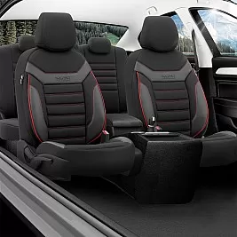 Универсални калъфи за седалки INDIVIDUAL RED