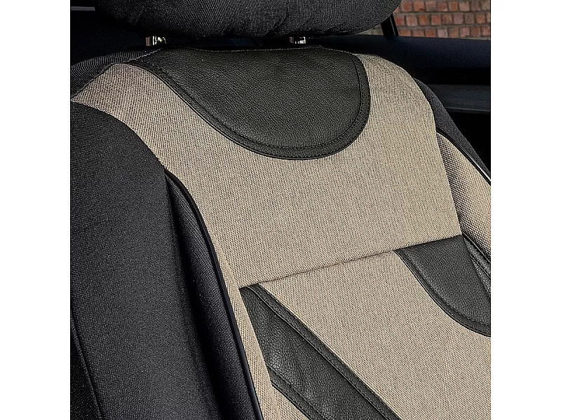 Универсални калъфи за седалки NERO BEIGE 108816 - 2 Универсални калъфи за седалки NERO BEIGE - 2