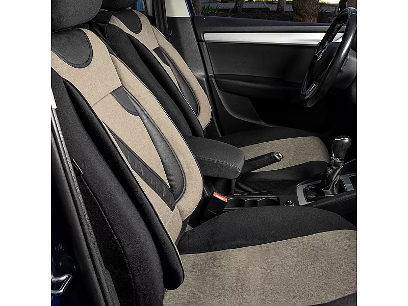 Универсални калъфи за седалки NERO BEIGE 108816 - 4 Универсални калъфи за седалки NERO BEIGE - 4