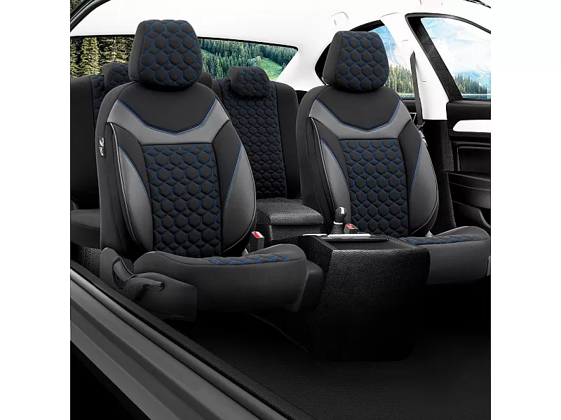 Универсални калъфи за седалки NERO BLUE - 3