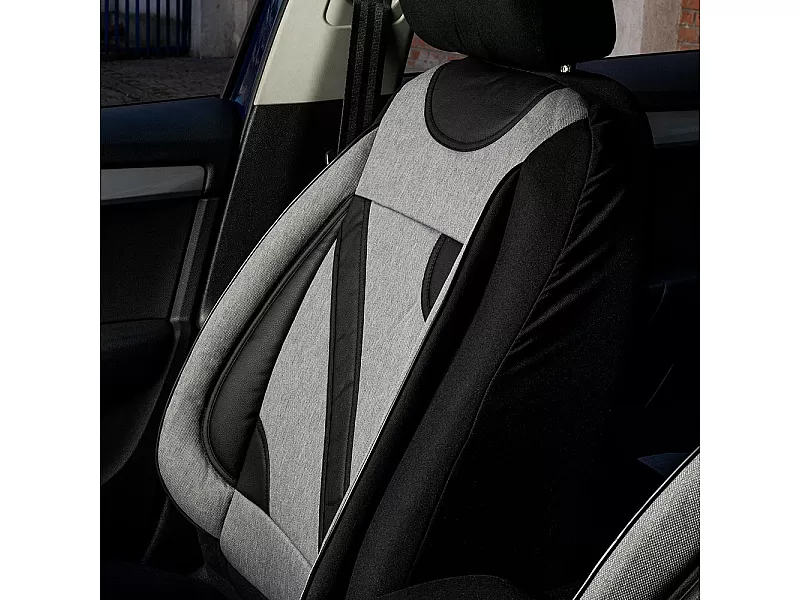 Универсални калъфи за седалки NERO GREY 108820 - 8 Универсални калъфи за седалки NERO GREY - 8
