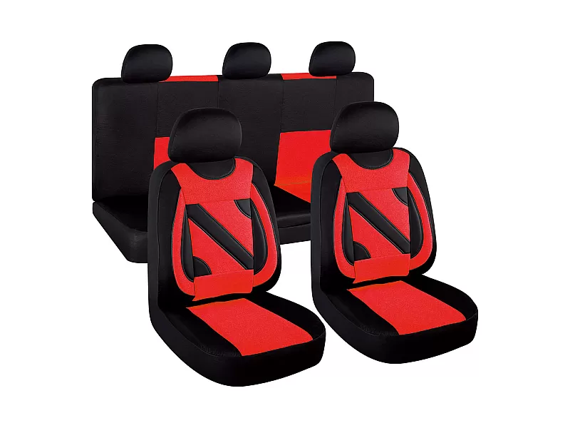 Универсални калъфи за седалки NERO RED - 4