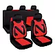 Универсални калъфи за седалки NERO RED