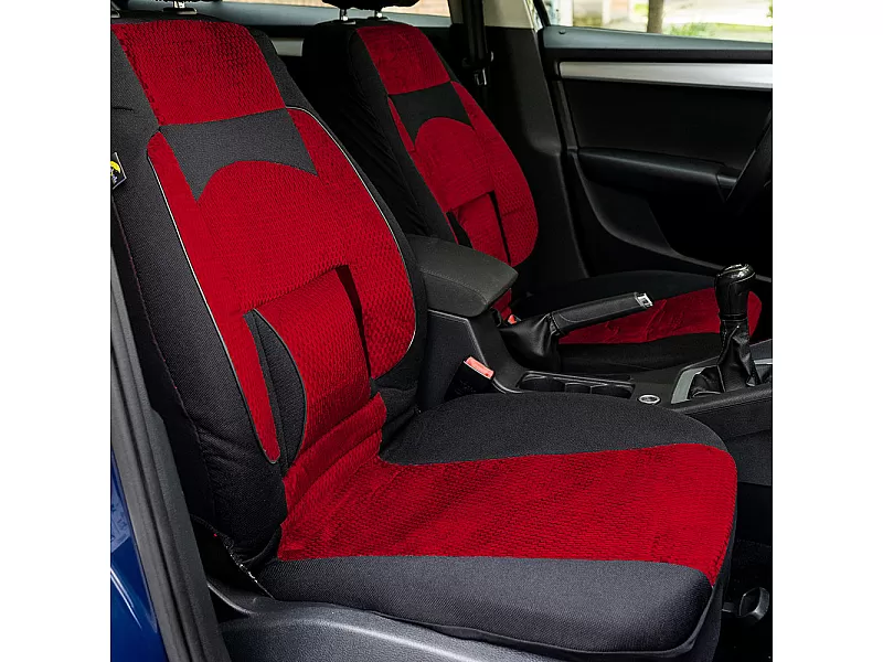 Универсални калъфи за седалки COMFORT RED